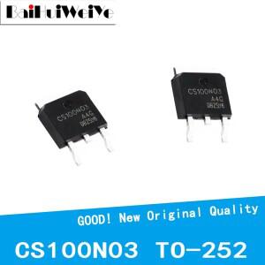10 개/몫 CS100N03-A4G MOS 튜브 30V 100A 리튬 배터리 보호 보드 SMD TO-252  좋은 품질 칩