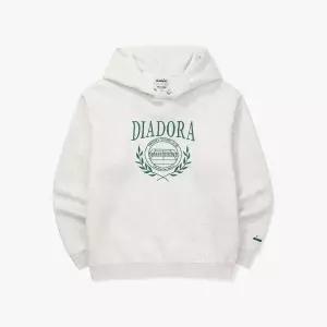 매장정품 diadora 디아도라 [공식스토어] 에어쿠션 후드티셔츠 MELANGE GREY 1735427