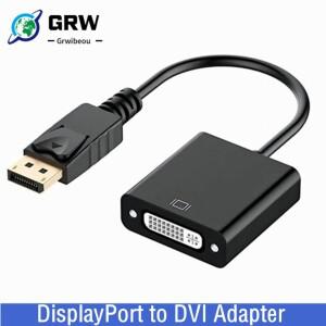 DisplayPort-DVI 케이블 어댑터 디스플레이 포트 DP-DVI 변환기 HD 1080p 남성-여성 PC 노트북 HDTV 모니터
