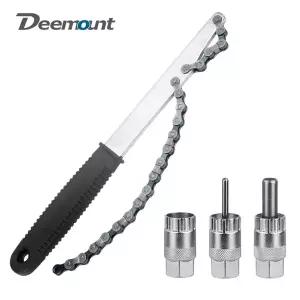 Deemount 카세트 플라이휠 리무버 렌치 W/12T 소켓 도구 옵션 퀵 릴리스 스프로킷 추출기 키트 자전거 수리