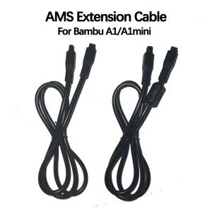Bambu Lab AMS Lite 용 A1/A1mini 3D 프린터 부품 1M 2M 4 핀 연장 케이블 대나무 코드
