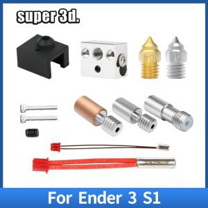 Ender-3 S1 Pro CR10 3D 프린터 액세서리 서미스터 NTC100 가열 튜브 40W 바이메탈 Heatbreak 300 ℃ 3 부