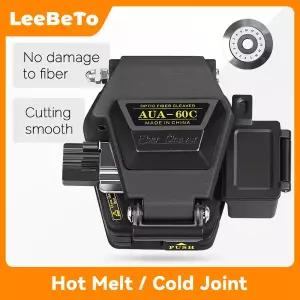 AUA-60C 광섬유 절단기 FTTH 케이블 광섬유 절단 칼 폐섬유 포함 3-in-1 클램프 슬롯 16면 블레이드
