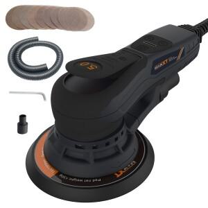 MAXXT 오비탈 샌더 6인치 5.0mm/2.5mm 자동차용 브러시리스 랜덤 150mm 전동 가변 속도 광택기