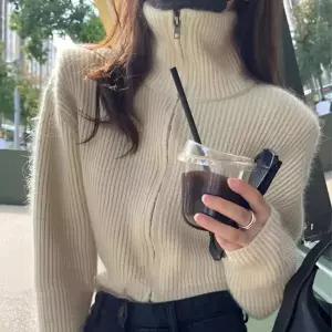 [하프클럽/]크롭 니트롱 니트 아우터 숄 신상 가디건 루즈핏 루즈