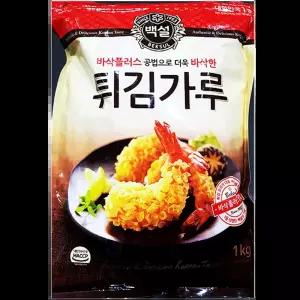튀김가루 (백설 1K)X10 분식점 잔치용 야채용