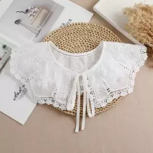 페이크 카라 넥케이프 레이스 레이어드 셔츠 여성 페이크카라 레이어드셔츠 블라우스