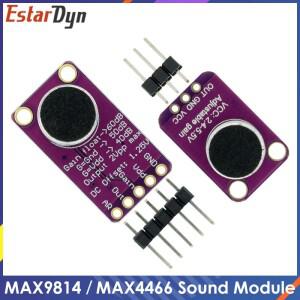 MAX9814 마이크 AGC 증폭기 보드 사운드 센서 모듈 Arduino호환 MAX4466 PCB Diy 키트 용 자동 이득 제어