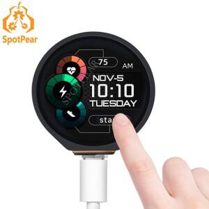 ESP32-S3 개발 보드 1.28인치 원형 터치 LCD 디스플레이 화면/가속도계/자이로스코프 센서