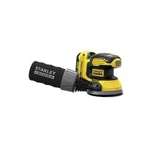 스탠리 충전원형샌더 샌딩기 SCS220M2S 5인치 (20V-4.0Ah) 배터리2개