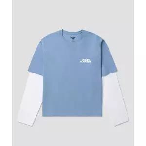 매장정품 DICKIES 디키즈 토리 레이어드 티셔츠 Endless Sky DK0A88GKL39 1813938