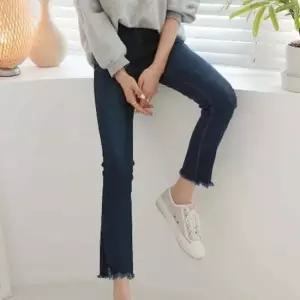 친절한탄씨 TBZ LEA-B260 줄 배색 스판 청바지 데일리바지 배기바지 베이직팬츠 패딩팬츠 부츠컷