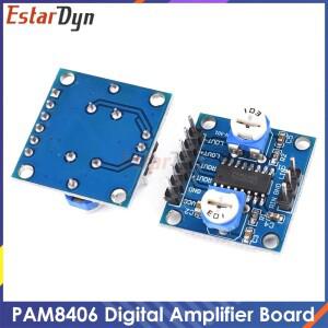 PAM8406 클래스 D 앰프 보드 5W+5W 스테레오 오디오 모듈 볼륨 조절 기능 DIY 스피커  휴대용 사운드 박스