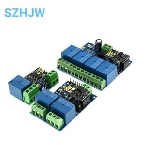 ESP8266 ESP-01 5V 1 2 4 웨이 WiFi 릴레이 모듈 스마트 홈 리모컨 스위치 WIFI 무선 휴대폰 APP