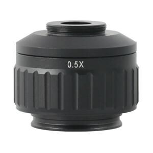 CTV 0.5X 초점 조정 가능 C 마운트 어댑터 링 M38 38mm  신형 삼안 스테레오 현미경 세트 카메라 포트
