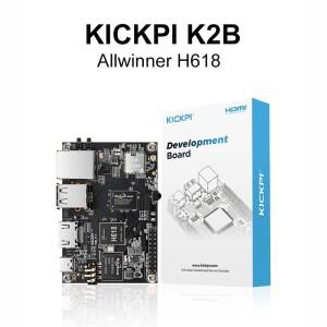 KICKPI K2B 개발 보드  Allwinner H618 쿼드 코어 64비트 단일 컴퓨터 WiFi 5 BT5.0 Pi 대안  Android Ubun