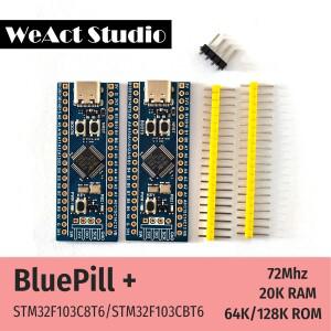WeAct STM32F103C8T6 블루필 플러스 ARM 최소 시스템 개발 보드 모듈