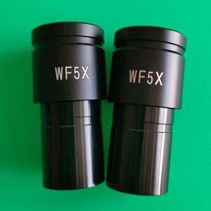 WF5X 광각 현미경 접안 렌즈  생물 장착 크기 23.2mm  1 개 OR 2