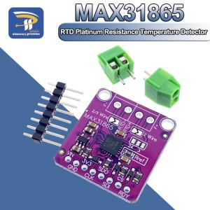 RTD-디지털 변환기 보드 온도 열전대 센서 증폭기 모듈  아두이노호환용  MAX31865 PT100 ~ 3.3V  5V