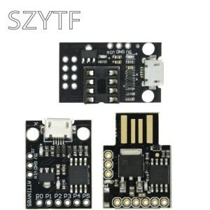 ATtiny85 Digispark 킥스타터 마이크로 USB 개발 보드 모듈  아두이노호환 IIC I2C TWI SPI 저전력 마이크