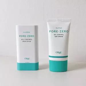 오브제선스틱 포어 제로 오일 컨트롤 덱스 기름종이 썬스틱 18g +선크림 50ml