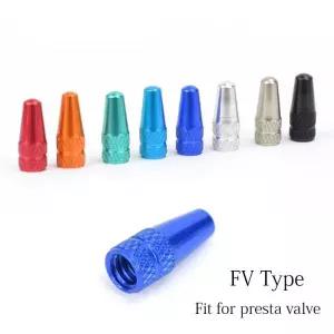 4/8pcs 알루미늄 합금 자전거 타이어 FV 밸브 캡 MTB 도로 덮여 수호자 방진 Presta