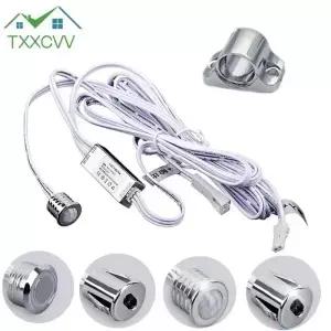 터치 센서 스위치 핸드 스윕 5A 12V-24V PIR 모션 웨이브 스캔 스마트 LED 옷장 캐비닛 조명/옷장 램프