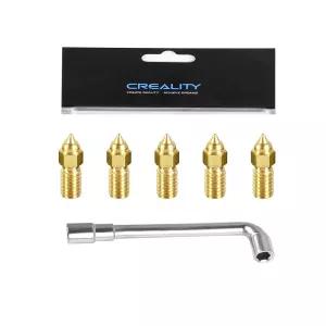 크리알리티 엔더 3 V3 SE 노즐 키트 5 S1 7 3D 프린터 5pcs 0.4mm 렌치 고속 M6 핫엔드 익스트루더