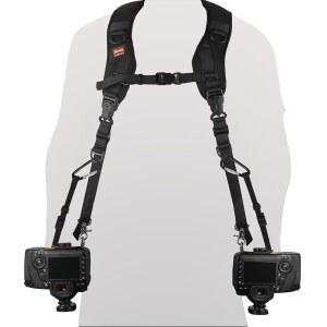 ZTOWOTO 카메라 스트랩 더블 숄더 하네스 클리닝 포함 천 가능한 안전 릴리즈 렌즈 카메라용 및 스트랩, 퀵 듀얼 DSLR 조절 SLR 테더