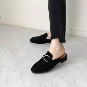 뮬하이힐 따뜻한 방한화 쪼리 편한신발 하이힐 겨울