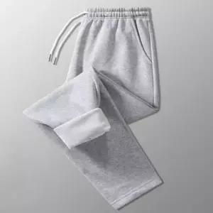 허리밴딩기모바지 남자 기모바지 허리밴딩 스트레이트핏 팬츠 아웃도어