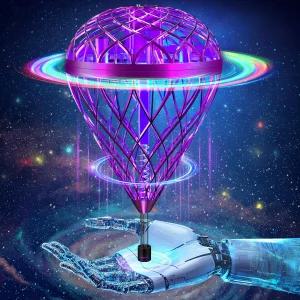 AI 모션 제어 기술과 접촉 감지 시스템을 결합한 최신 멋지고 마법 같은 비행 장난감 바운스 플립 되어