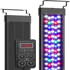 원버튼 실시간 동기화 기능이 피시키퍼 스마트 LED 수족관 조명 24시간 연중무휴 모드 풀 스펙트럼 어항