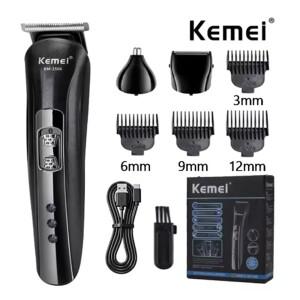 Kemei KM-1506 3 in 1 전기 면도기 헤어 커팅 트리머 코
