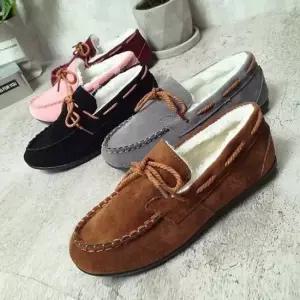 겨울단화 2color 로퍼 여자 모카신 기모 털안감 털신발 여자신발 모카신 털신발 털단화