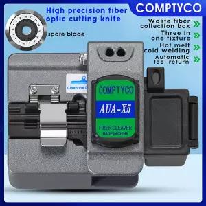 COMPTYCO AUA-X5/AUA-X2 광섬유 절단기 고정밀 광섬유 절단기 FTTH 도구 케이블 절단 칼