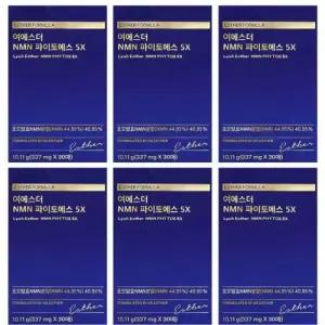 에스더포뮬러 여에스더 NMN 파이토에스 5X 효모 필름 30p x 6박스