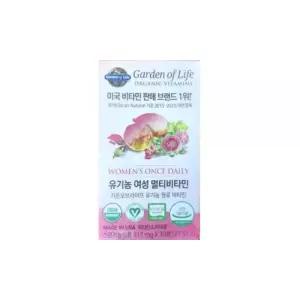 가든오브라이프 유기농 여성 멀티비타민 30정 1개