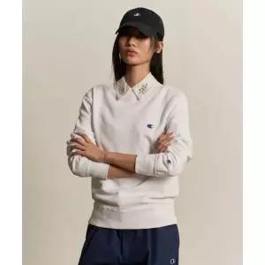 CHAMPION C로고 크루넥 스웨트셔츠 White 466173