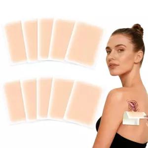 10 Pack Tattoo Cover Up Patchs,Invisible Waterproof Cover-up Skin Stickers for Tattoos Scars Bruises