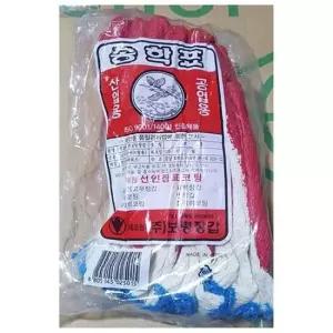 식자재 면장갑(반코팅B빨강 10입)X10
