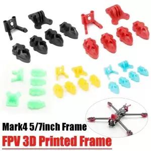 카메라 장착/안테나/모터 베이스 4 5in 7인치 295mm RC 비행기 FPV 레이싱 드론 쿼드콥터 프레임용 3D 키트
