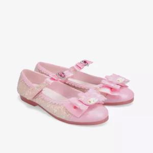 [정상가 49900원][산리오] 펄 라이팅 리본플랫(PINK) HPKWFGA31S