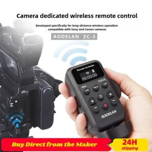 AODELAN ZC-3 무선 원격 제어 캠코더 줌 원격 캐논 소니 렌즈 줌 초점 아이리스 녹화 비디오 카메라 컨트롤