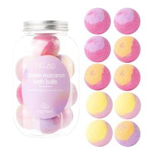 여성용 에센셜 오일이 함유된 Fumgrant 10 Bath Bombs Best Friends 버블 목욕 스킨케어 릴랙스 아로마테라피 (핑크 병)