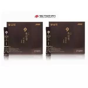 대동고려삼 진쎈 흑삼정 마일드 10mlx30포(쇼핑백동봉) 1+1 총2개 총60포 가족건강 학교