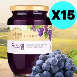 복음자리 포도잼 대용량 620g X15 업소용 선물 답례품