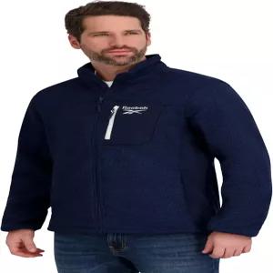남성용 모크넥 집업 텍스처 플리스 쉘 재킷