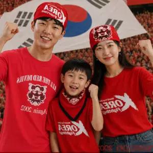 기타 원스모어 붉은악마 월드컵 티셔츠 패밀리룩 여름 필수 아이템