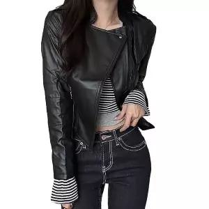 [하프클럽/]신상 여자 라이더 잠바 캐주얼 인기 패션 아우터 자켓